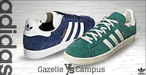 Adidas Campus vs. Gazelle Sneaker Comparison 